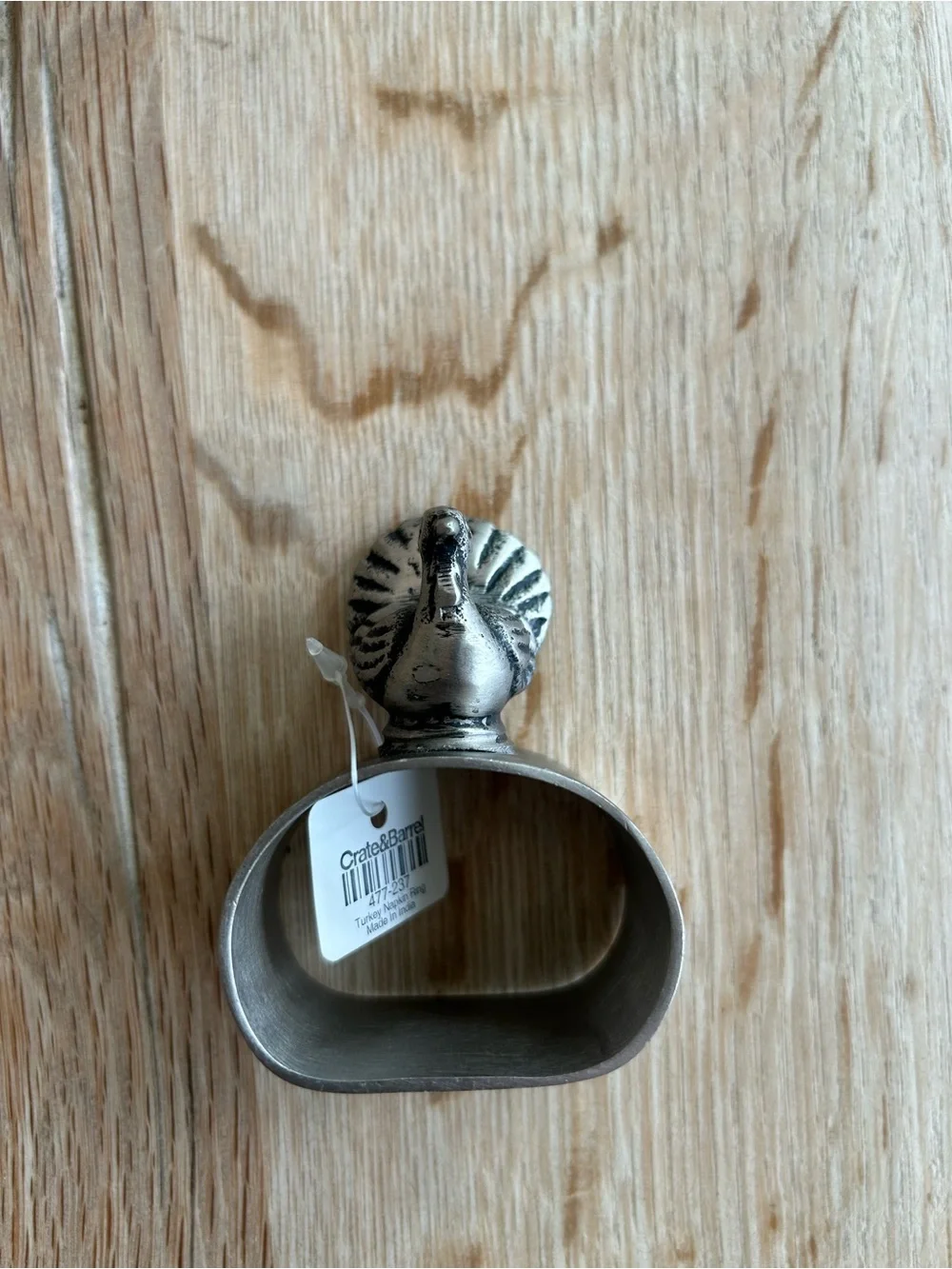 Crate & Barrel Turkey Napkin rings